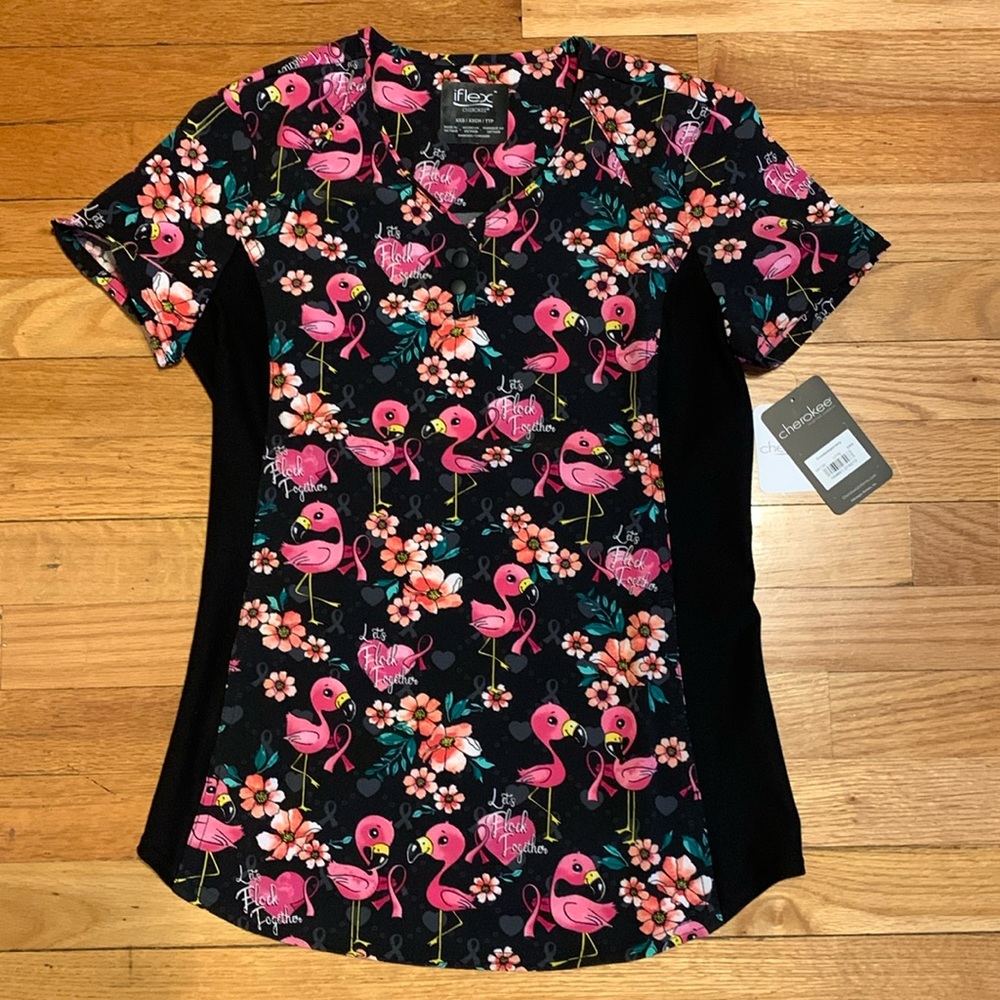 Cherokee iflex scrub top